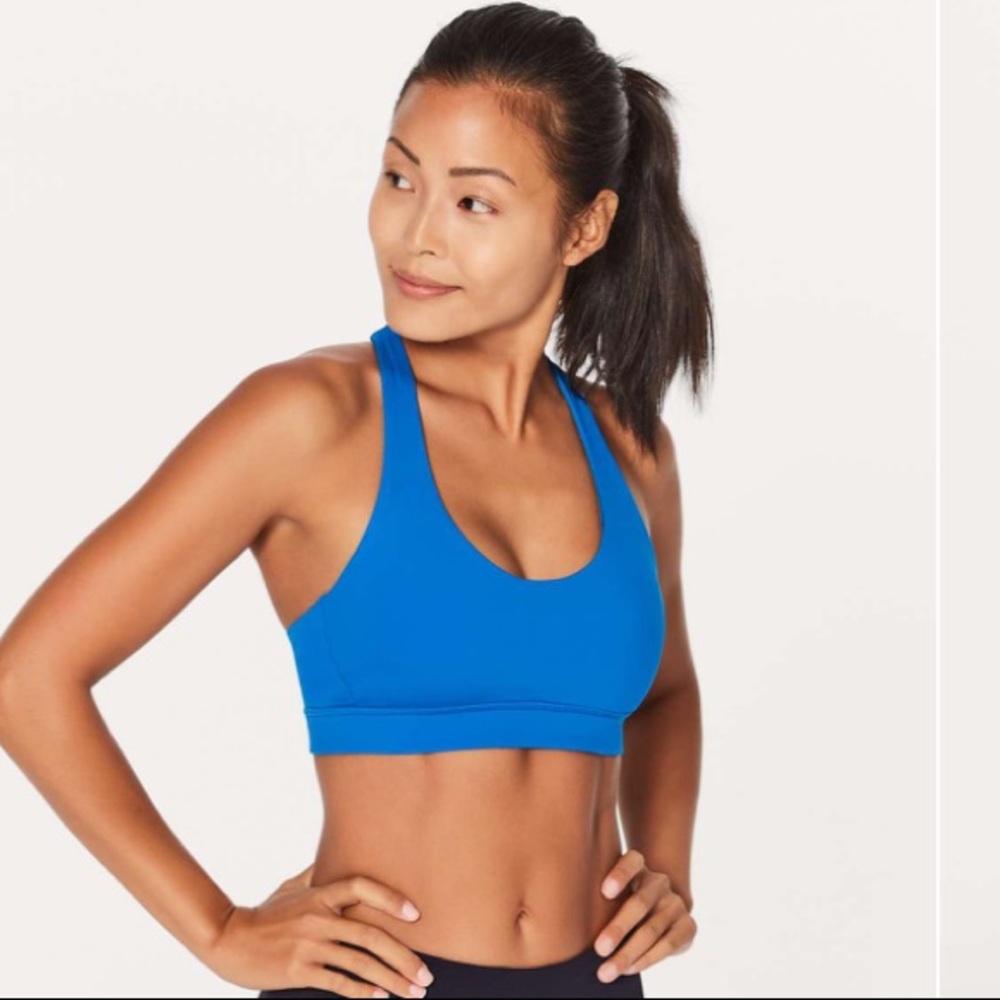Lululemon Break Free Bra Nulux in Amalfi Blue